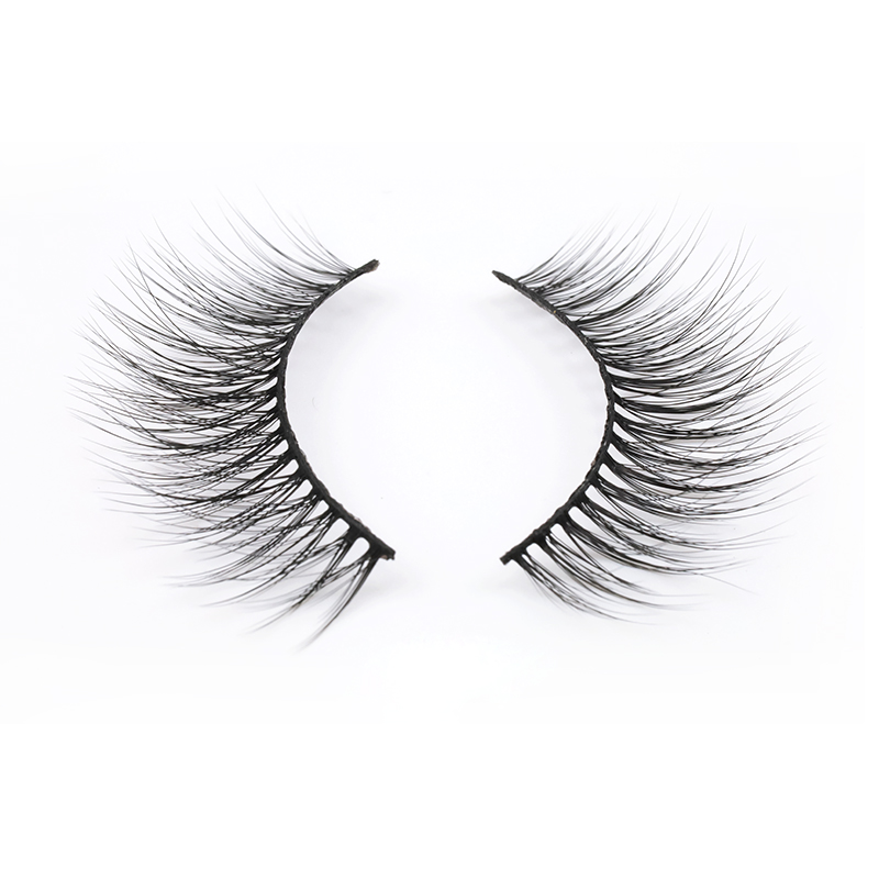 100% 3D Silk False Strip Lashes No Cruelty Eyelashes with Private Label and Box YY128